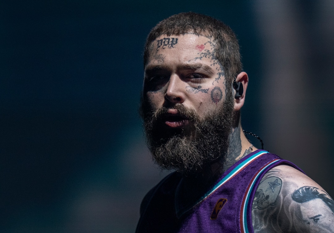 (Leah Hogsten | The Salt Lake Tribune) Post Malone performs at Vivint Arena in Salt Lake City during his Twelve Carat Tour, Nov. 1, 2022. 