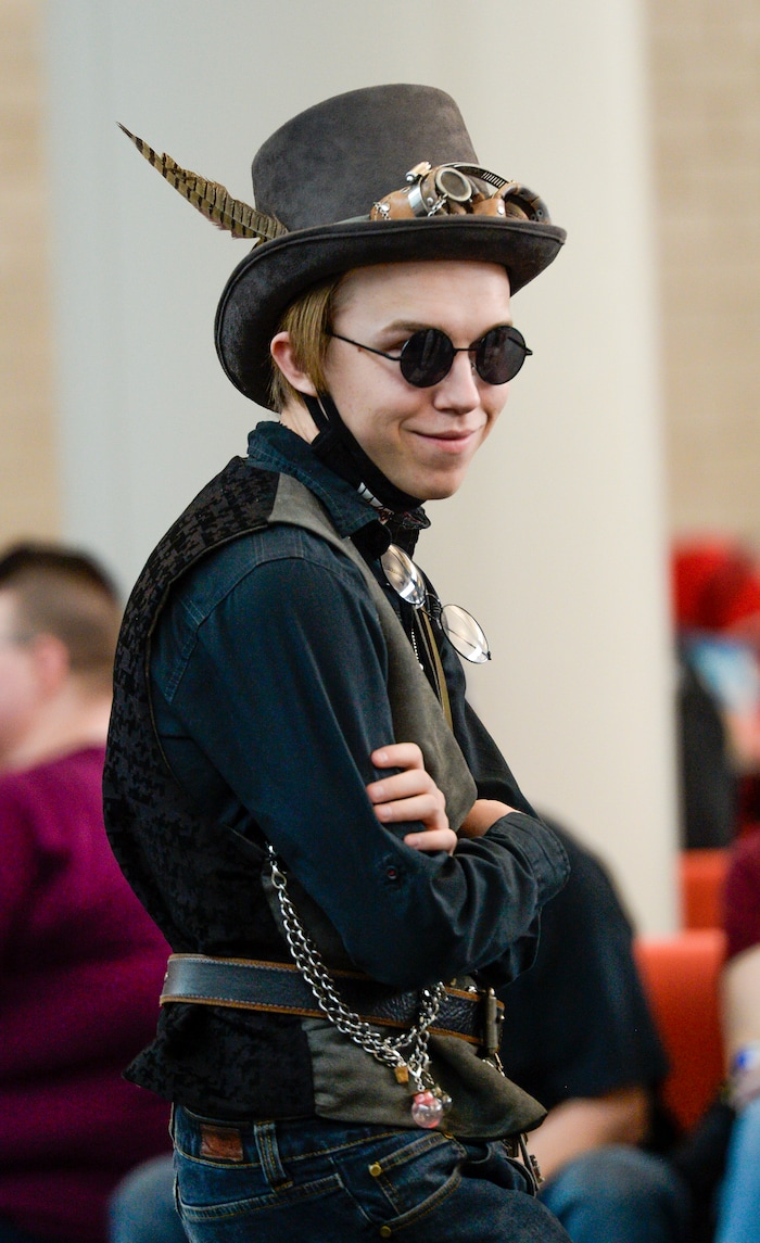 Leah Hogsten  |  The Salt Lake Tribune  Cosplayers roam the aisles atÊFanX Salt Lake Comic Convention, Saturday, April 20, 2019. 