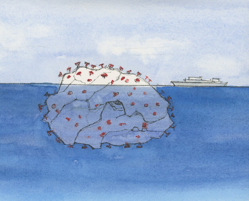 (Drawing by John Hammond)