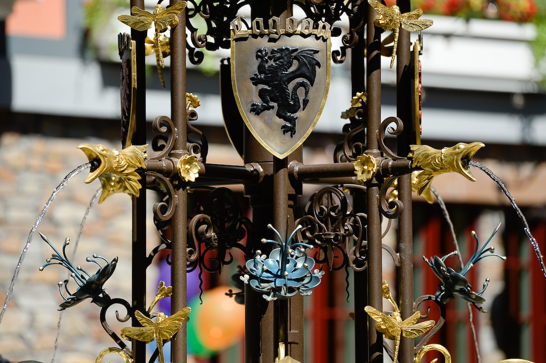 (Francisco Kjolseth  |  The Salt Lake Tribune)  Lagoon Amusement Park has opened its Bavarian-style Biergarten south of the wooden roller coaster.
