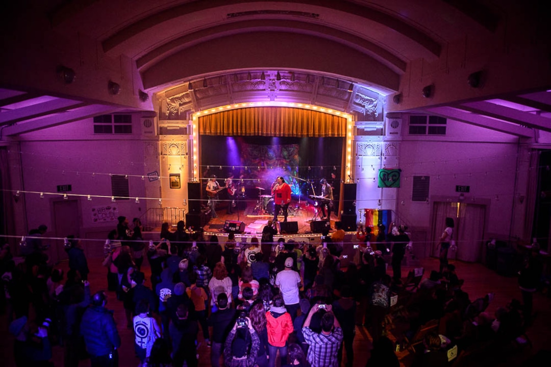 (Trent Nelson | The Salt Lake Tribune)   Kamaile Tripp leads the band Not Your Wife at Rock Camp for Womyn's showcase on Feb. 4, part of a new program by the same group that does Rock and Roll Camp for Girls in Salt Lake City.