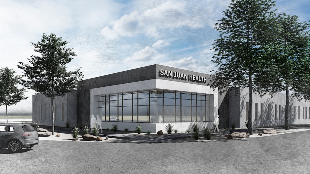 (Courtesy of San Juan Health) An architect's rendering of the proposed Spanish Valley Rural Health Clinic just south of Moab.