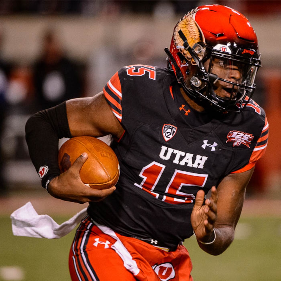 (Trent Nelson | The Salt Lake Tribune)  Utah Utes quarterback Jason Shelley (15). Utah Utes host the Oregon Ducks, NCAA football at Rice-Eccles Stadium in Salt Lake City on Saturday Nov. 10, 2018.