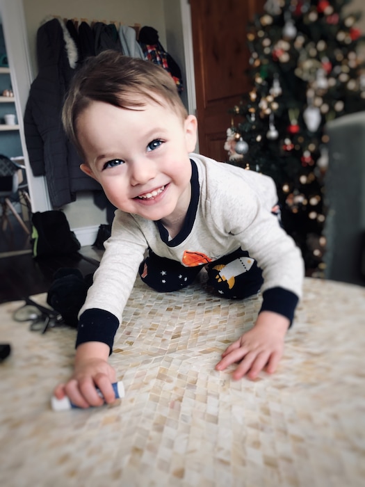 (Marina Gomberg | The Salt Lake Tribune)  Marina Gomberg admits after a very fun but very long holiday break with her son that she's most definitely ready to return to work and their normal routines.