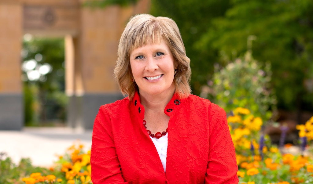 (Southern Utah University) Pictured is Mindy Benson, who was named the president of SUU on Friday, July 15, 2022.