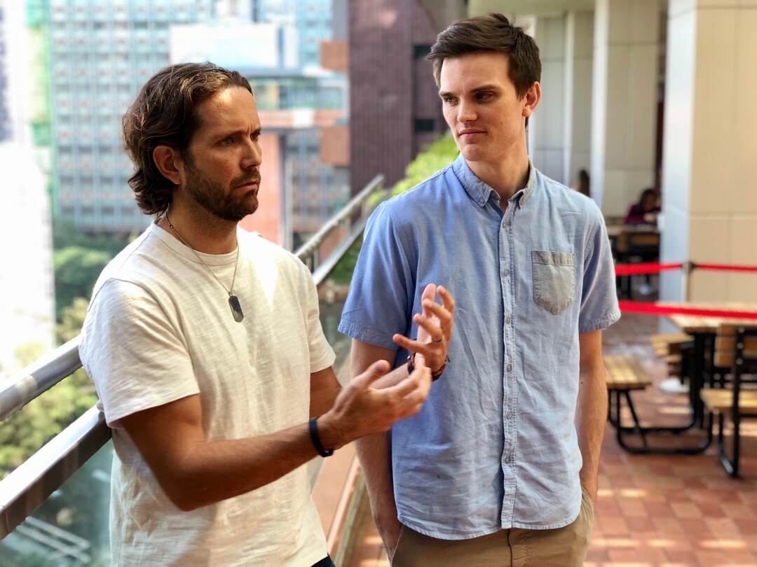 (Mike Stack  |  for The Salt Lake Tribune) David Bishop (left) and Scott Stiles discuss their nonprofit Fair employment agency.