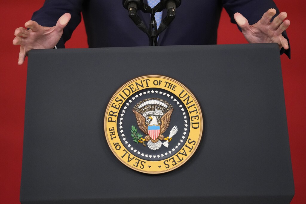 (Doug Mills | The New York Times)

President Joe Biden delivers remarks from the White House in Washington, on Aug. 31, 2021. We can no longer accept his "word as a Biden," New York Times columnist Bret Stephens.