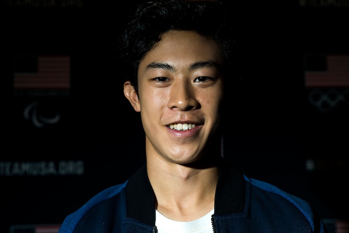 (Chris Detrick | The Salt Lake Tribune) Figure skating athlete Nathan Chen poses for a portrait during the Team USA Media Summit at the Grand Summit Hotel in Canyons Village Monday, September 25, 2017.