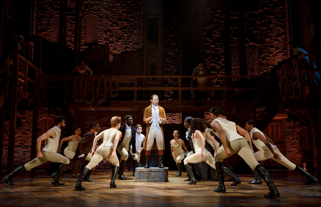 (Courtesy photograph by Joan Marcus) Joseph Morales and Nik Walker lead the second national tour of Hamilton as Alexander Hamilton and Aaron Burr, which will play Salt Lake City's Eccles Theater April 11-May 6.