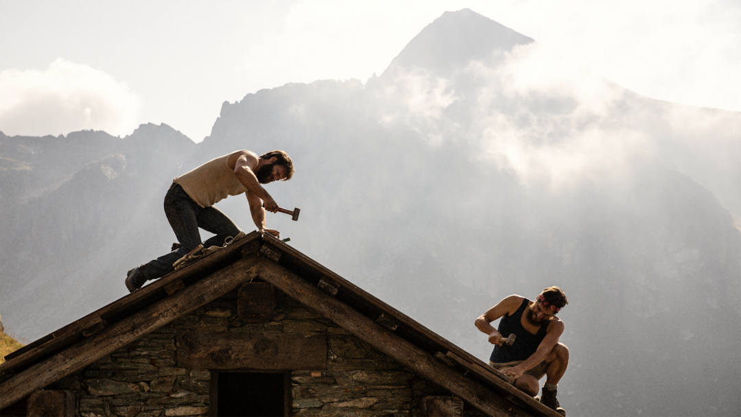 (Sundance Institute) An image from "The Eight Mountains," directed by Felix van Groeningen and Charlotte Vandermeersch, an official selection of the Spotlight program at the 2023 Sundance Film Festival.