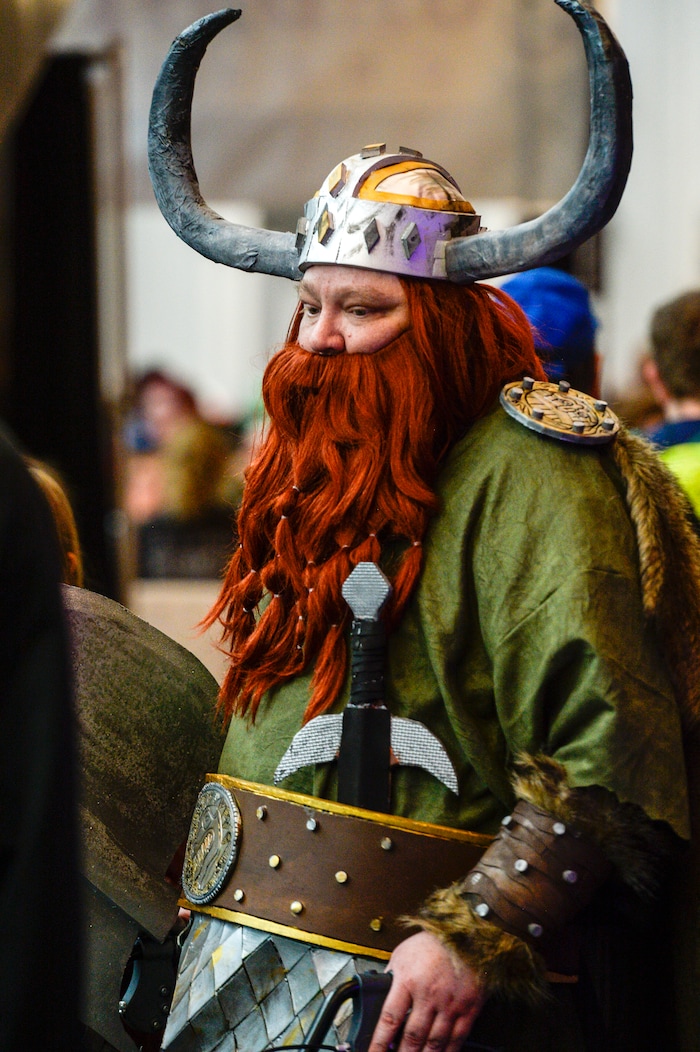 Leah Hogsten  |  The Salt Lake Tribune  Cosplayers roam the aisles at FanX Salt Lake Comic Convention, Saturday, April 20, 2019. 