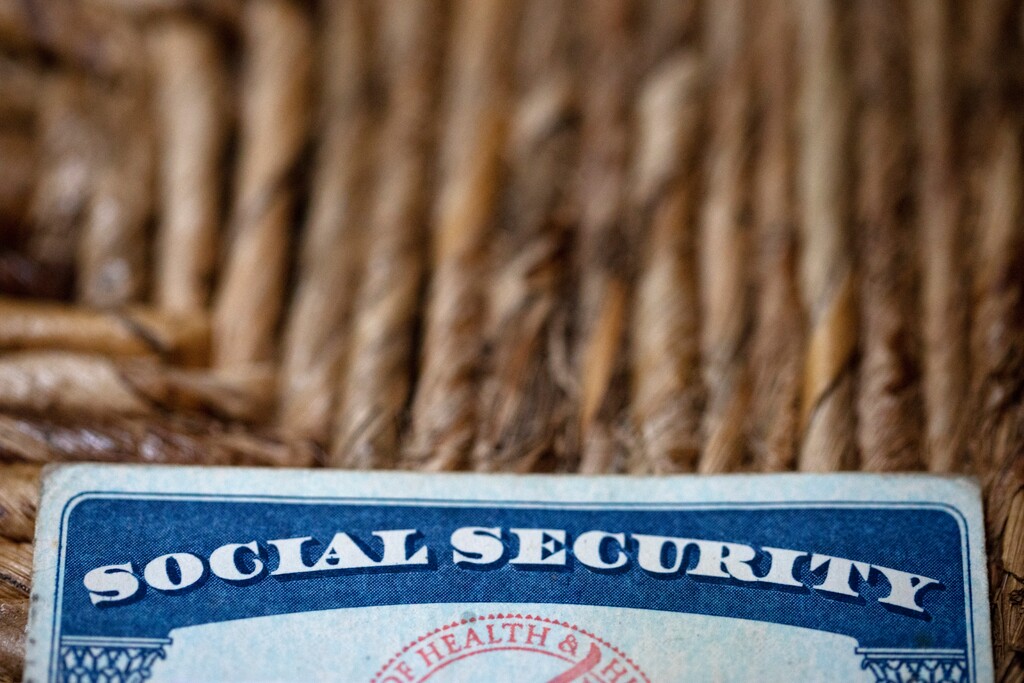 A Social Security card in Tigard, Ore. (AP Photo/Jenny Kane)