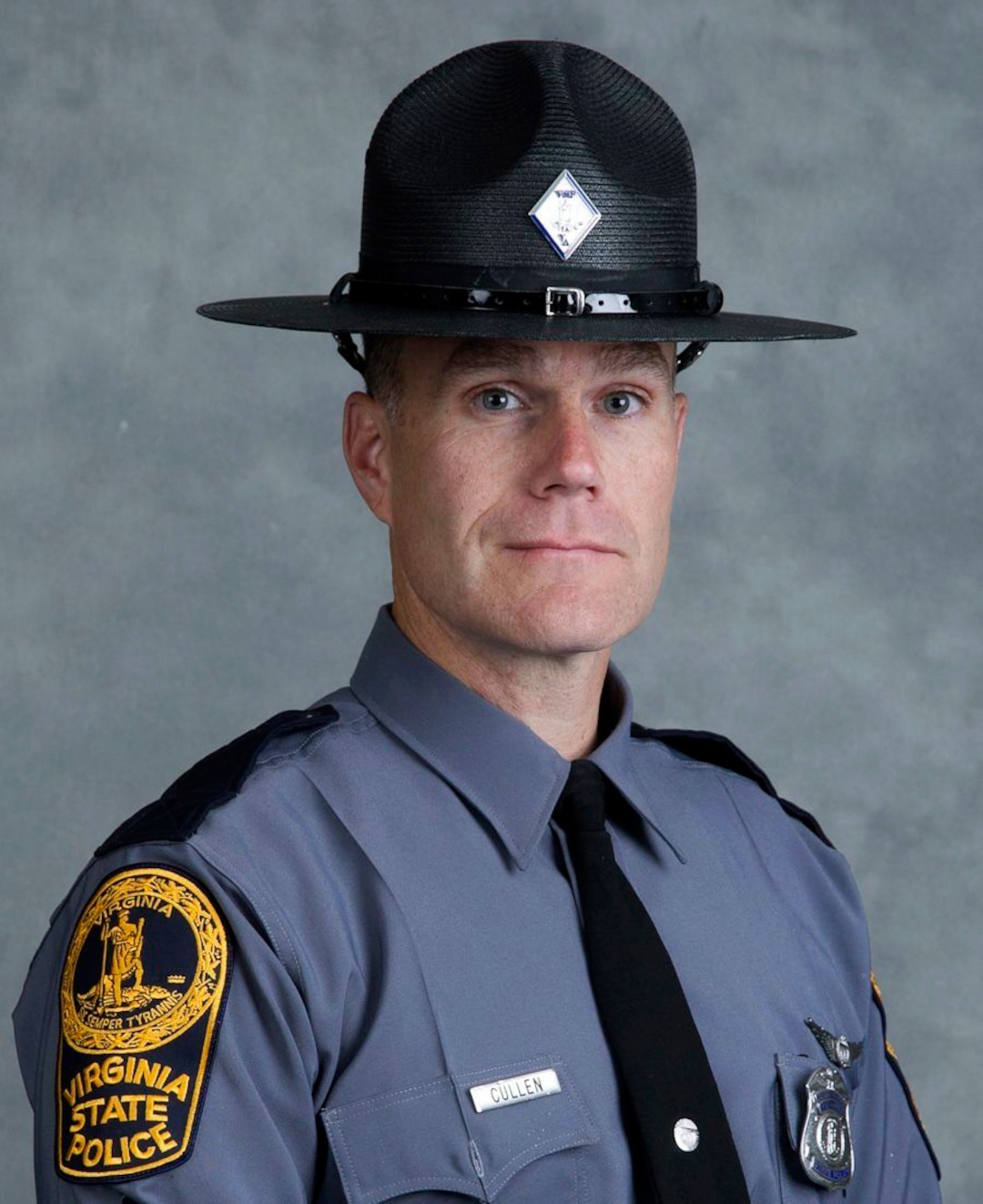 This undated photo provided by the Virginia State Police shows Lieutenant H. Jay Cullen, of Midlothian, Va. Cullen along with Trooper-Pilot Berke M.M. Bates were killed Saturday, Aug. 12, 2017, when the helicopter they were piloting crashed while assisting public safety resources during clashes at a nationalist rally in Charlottesville, Va.  (Virginia State Police via AP)