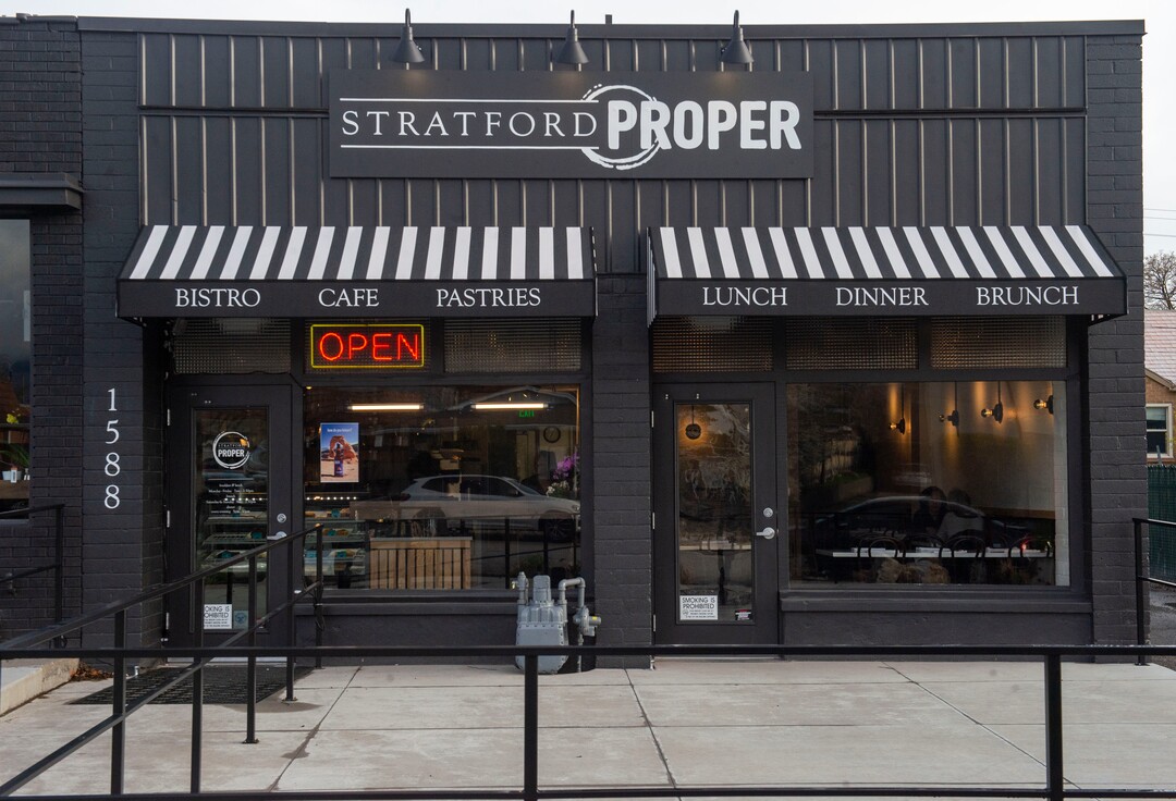 (Rick Egan  |  The Salt Lake Tribune)       Stratford Proper Cafe & Bistro. Tuesday, April 16, 2019.