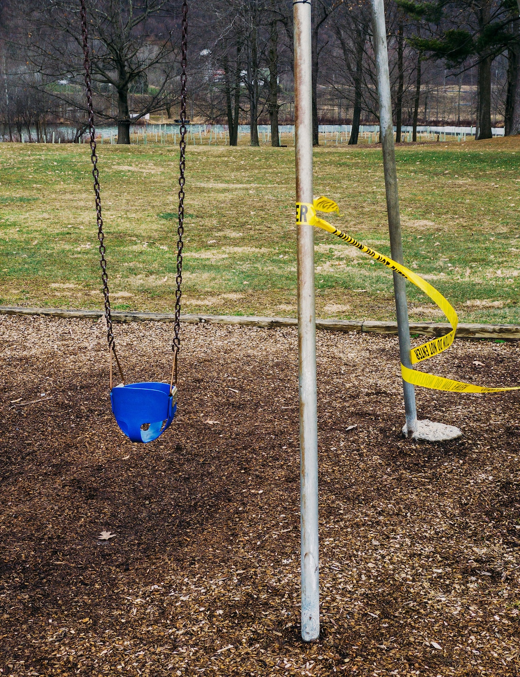 (Damon Winter | The New York Times)
A playground is taped off at a park in New York on March 29, 2020. “Two weeks ago, 108 members of Congress, worried about how long approval for a pediatric vaccine was taking, wrote to the FDA seeking some visibility into its timetable,” writes The New York Times Columnist Michelle Goldberg. “On Monday, the FDA responded, but without offering specifics.”