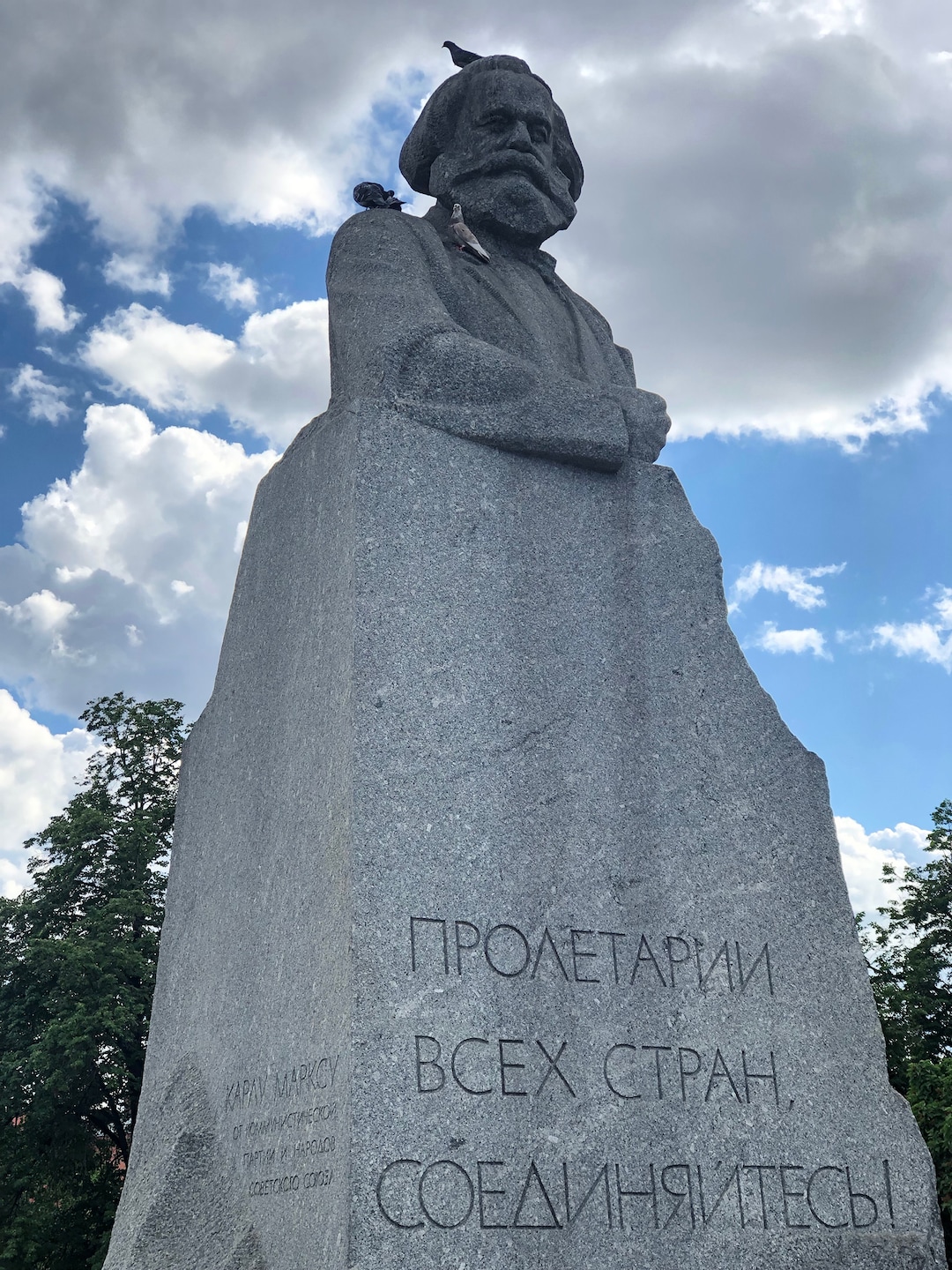 (Michael Stack  |  Special to The Salt Lake Tribune) Statue of Karl Marx near Red Square in Moscow.