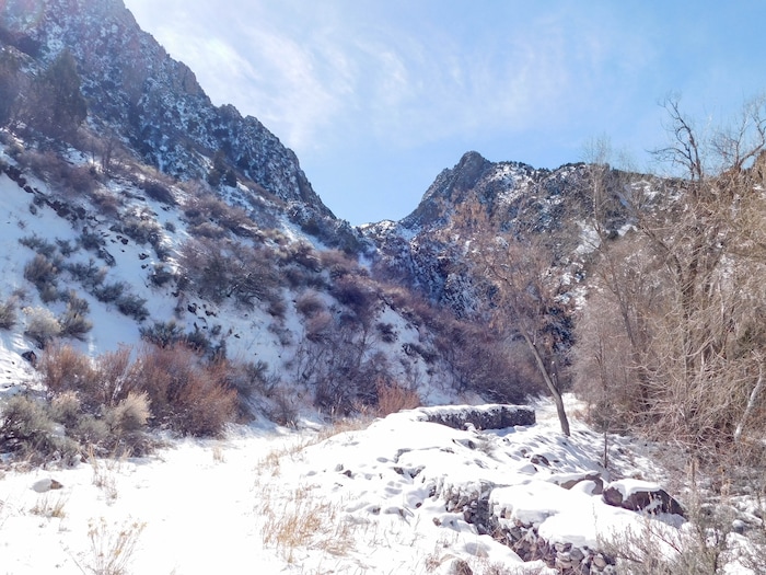 Erin Alberty | The Salt Lake Tribune
A scene from the canyons near Monrovian Park in Sevier County on March 8, 2017.