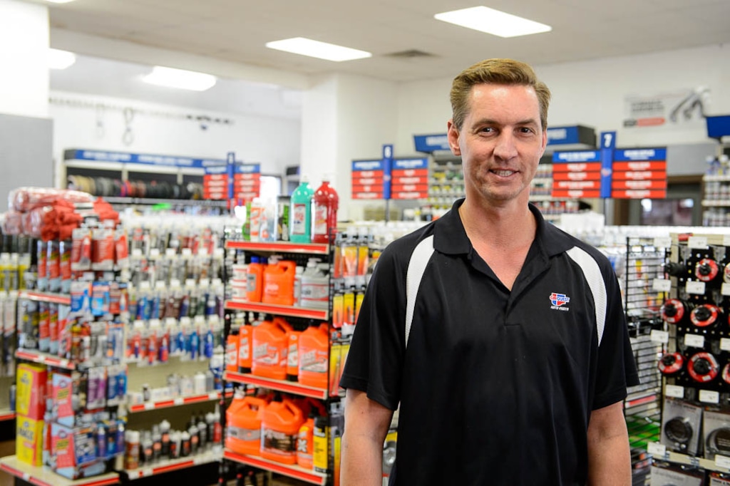 (Trent Nelson | The Salt Lake Tribune)  Art Jeffs at his Carquest Auto Parts store in Hildale, Saturday March 17, 2018.