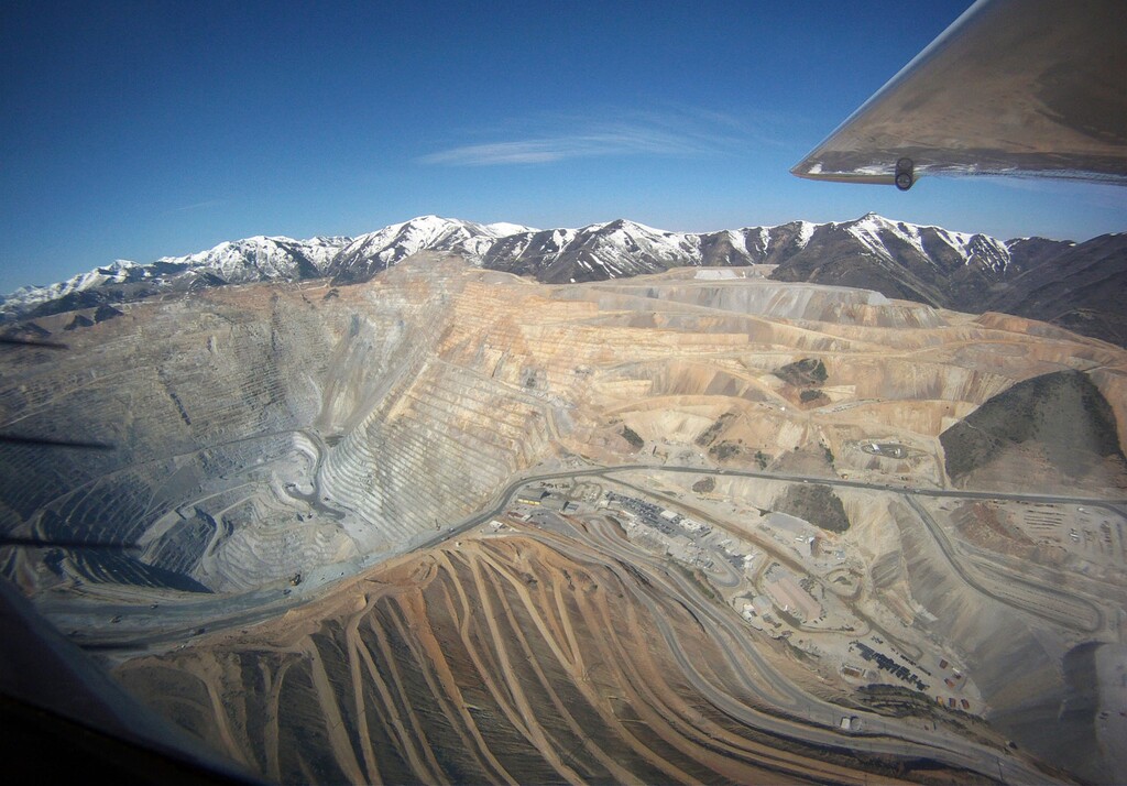 Francisco Kjolseth  |  The Salt Lake Tribune
The people who work in Kennecott's Bingham Canyon Mine (seen here from the air) and the company's smelter are eligible for more paid parental leave through a policy adjustment announced Thursday in Salt Lake City by Kennecott's parent company, Rio Tinto.