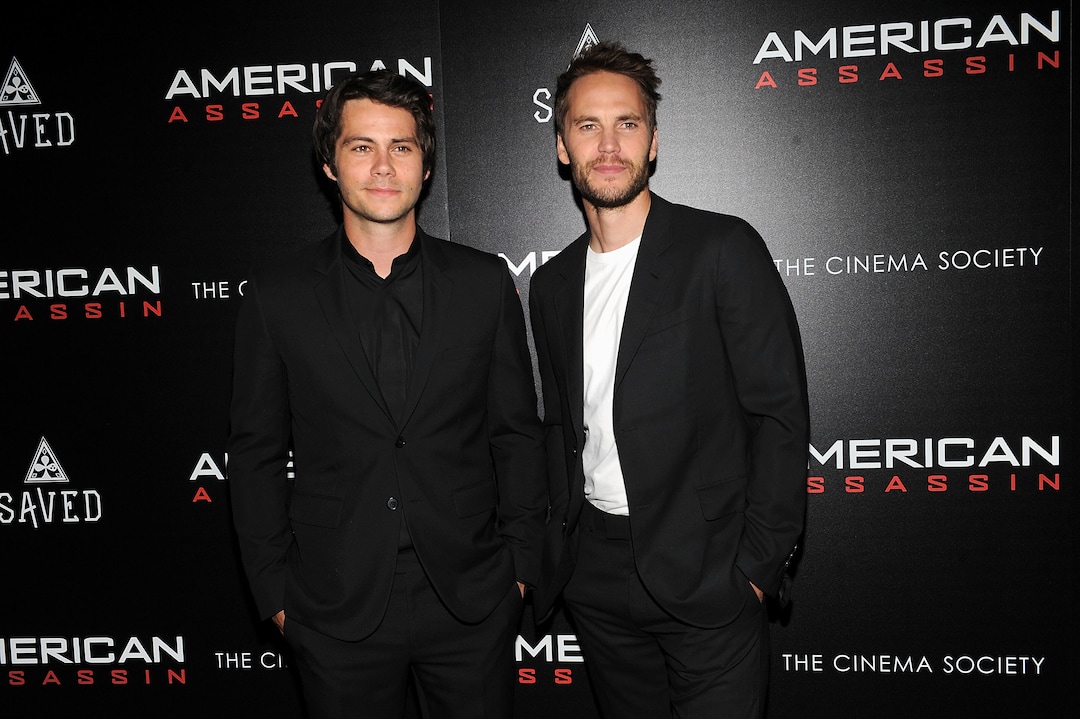 Actor Dylan O'Brien, left, and Taylor Kitsch attends the special screening of "American Assassin" at the iPic Theater on Wednesday, Sept. 6, 2017, in New York. (Photo by Brad Barket/Invision/AP)