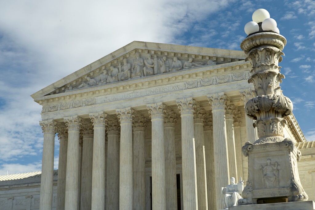 (Mark Tenally | AP) This Jan. 27, 2020 photo shows the Supreme Court in Washington.