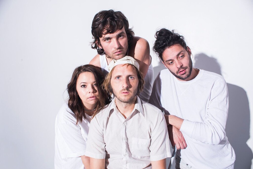 (Marcello Ambriz | courtesy Roll Call Records) The band Sego — clockwise from top: Thomas Carroll, Brandon McBride, Spencer Petersen and Alyssa Davey — has its second album, "Sego Sucks," coming out April 5. The band will perform in Provo on April 5 and Salt Lake City on May 22.