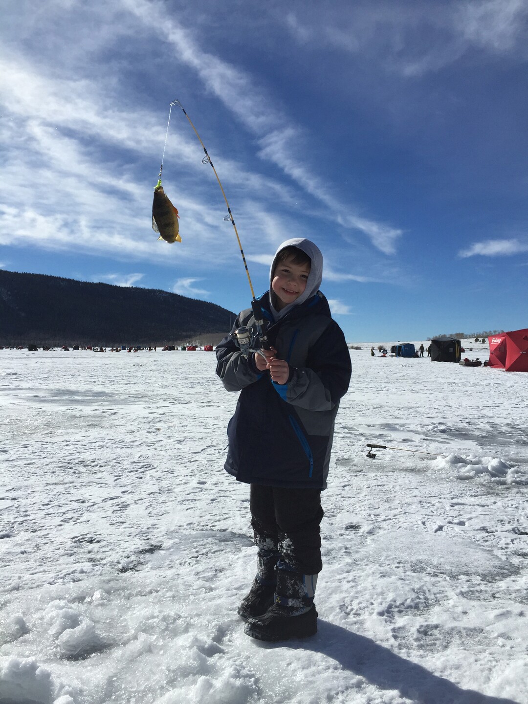 (Courtesy image | Utah Division of Wildlife Resources) The Fish Lake Perch Tournament, a popular event that started in 2015, won't happen this year.  Unstable ice at the lake has forced the DWR to cancel the event.