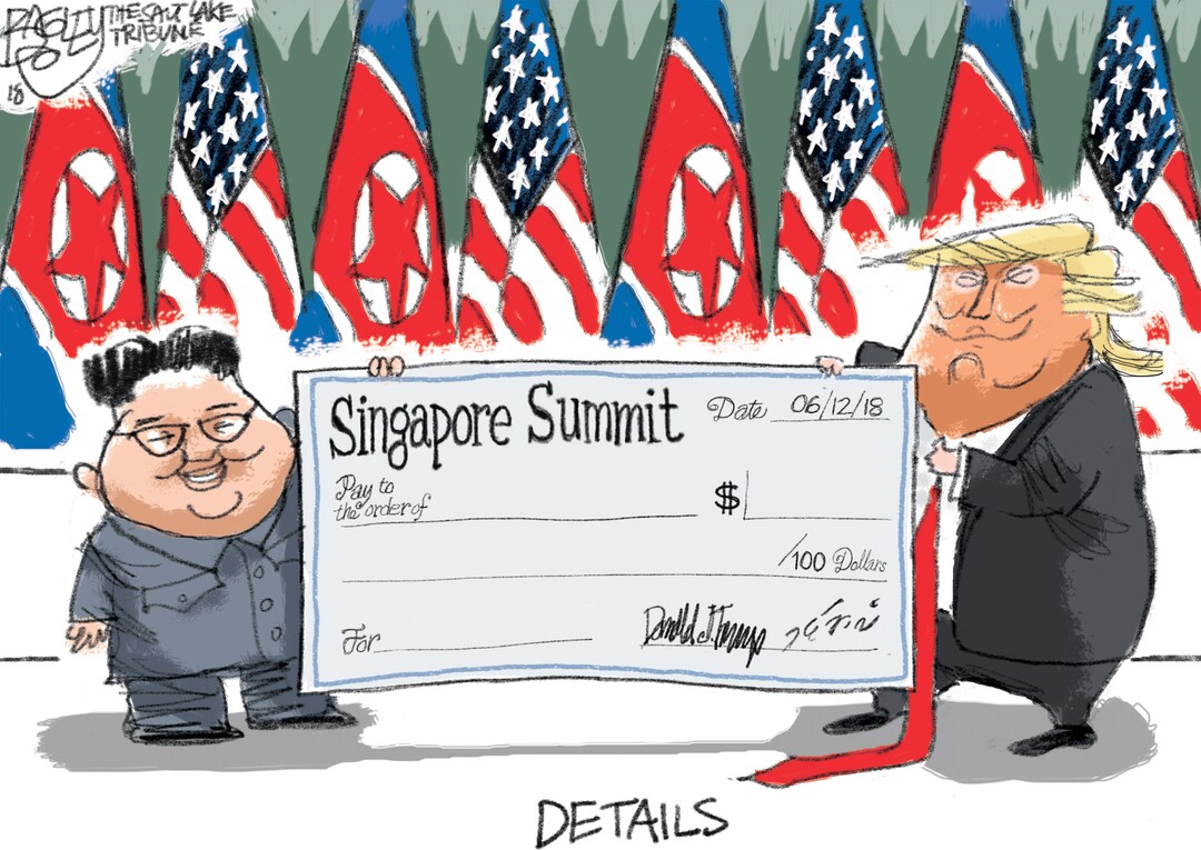 This Pat Bagley cartoon appears in The Salt Lake Tribune on Wednesday, June 13, 2018.