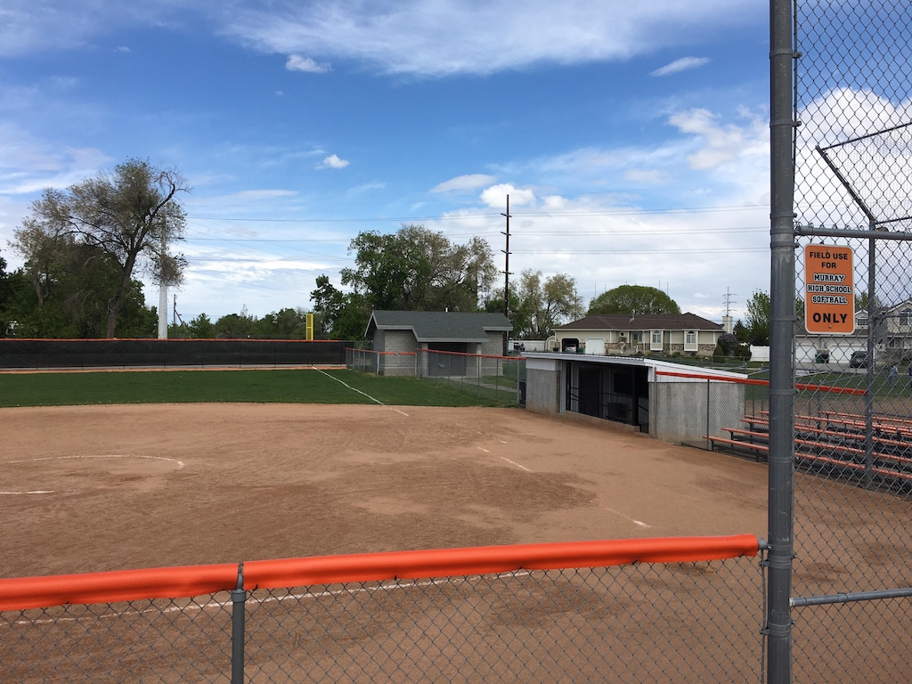 (Nick Parker | The Salt Lake Tribune) A student said she was sexually assaulted Wednesday, April 25, 2018, at these restrooms on the Riverview Junior High School grounds in Murray, shown here on Wednesday, May 2, 2018.