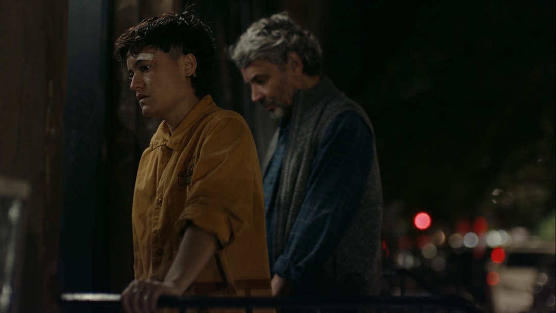 (Matthew Pothier  |  Sundance Institute) Lio Mehiel, left, and Alejandro Goic appear in Vuk Lunulov-Klotz's drama "Mutt," an official selection of the U.S. Dramatic competition at the 2023 Sundance Film Festival.
