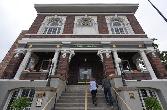 (Francisco Kjolseth  |  The Salt Lake Tribune)  Caffe Molise recently opened in its new location inside the old (but completely updated) Eagle Building on the southwest corner of 400 South and West Temple where a new elevator has also been installed to accommodate an alternative to the steep stairs. 