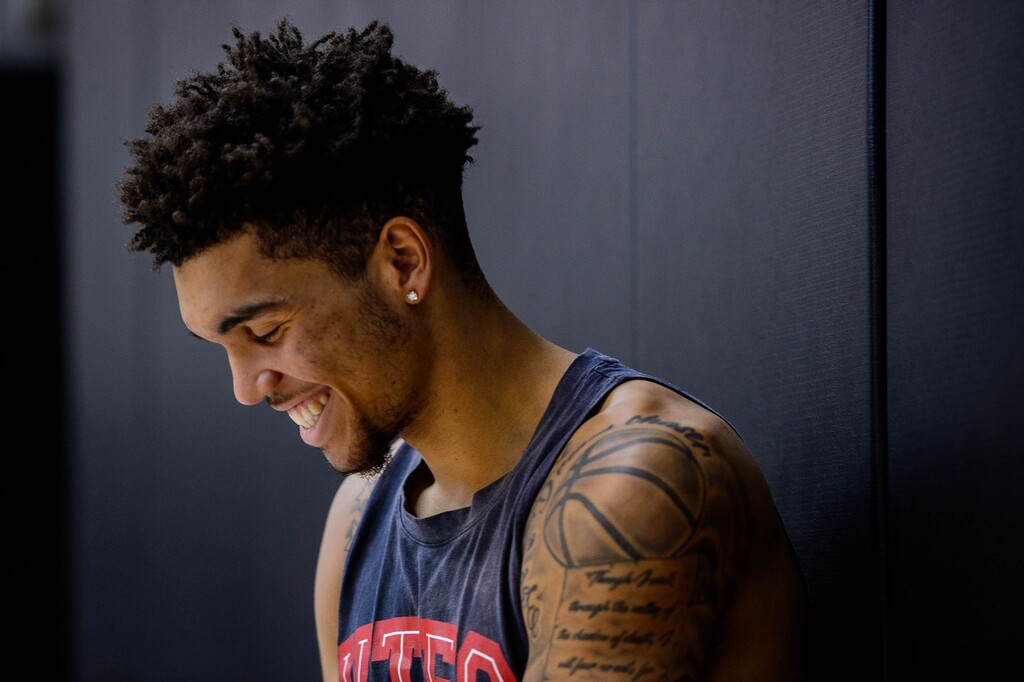 (Trent Nelson  |  Tribune file photo) Timmy Allen at University of Utah basketball practice in Salt Lake City on Wednesday, Sept. 25, 2019.