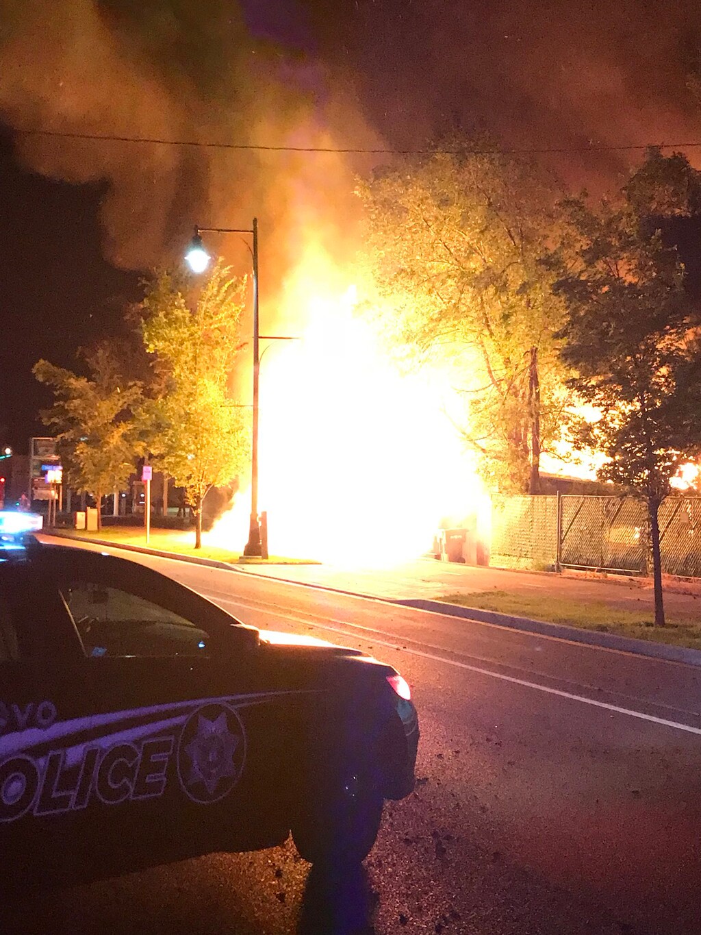 (Photo courtesy Provo Fire Department) A fire at 1440 S. State St. in Provo killed one person on Friday morning.