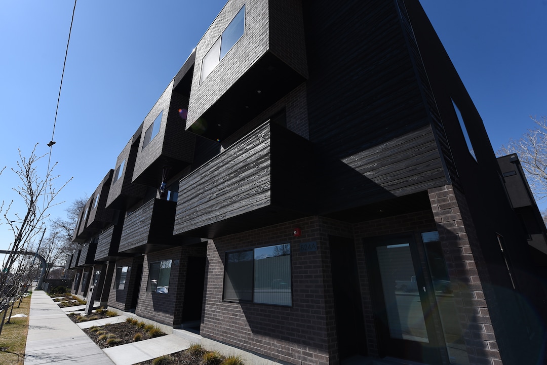 (Francisco Kjolseth  |  The Salt Lake Tribune)  Urban real estate developer CW Urban, who specializes in the construction of urban in-fill townhomes, condos and apartments has theRuby at 824 S. West Temple as one of its recent developments.