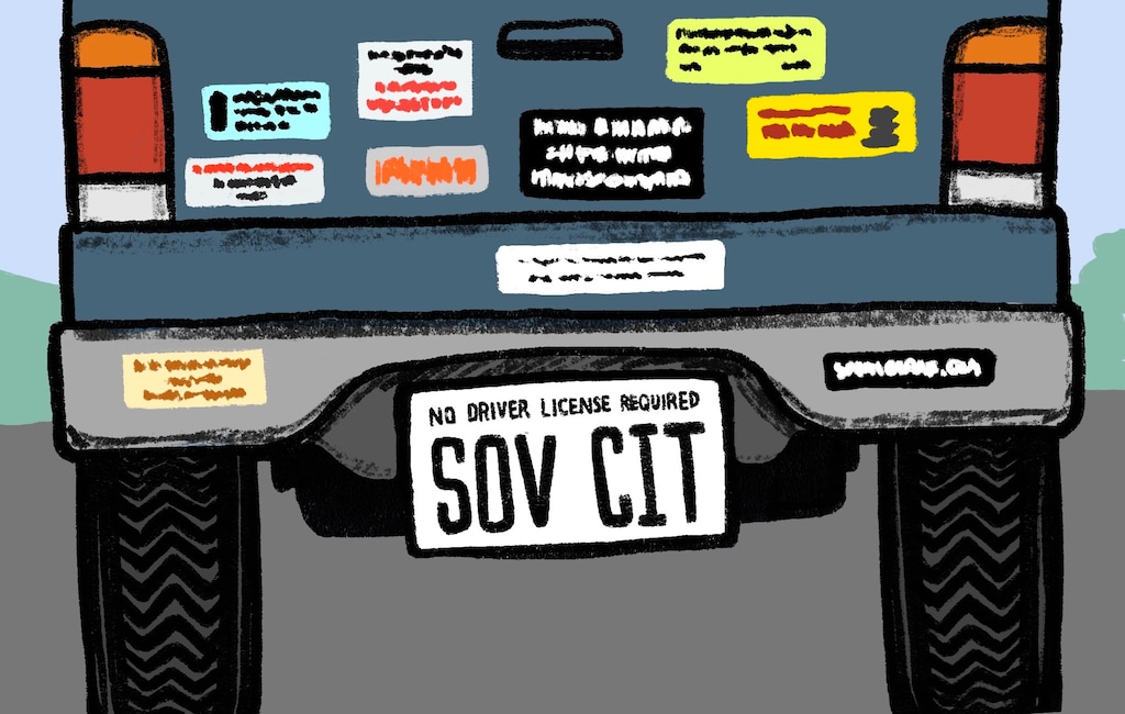 (Illustration by Christopher Cherrington | The Salt Lake Tribune) The FBI and Utah Department of Public Safety declined to estimate how many sovereign citizens may be in Utah. But a former Salt Lake County Clerk said they are “definitely more prevalent than we think."