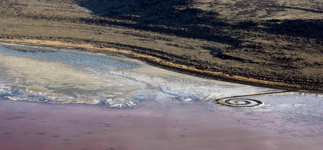 (Francisco Kjolseth  |  Tribune file photo) The Spiral Jetty in 2008.