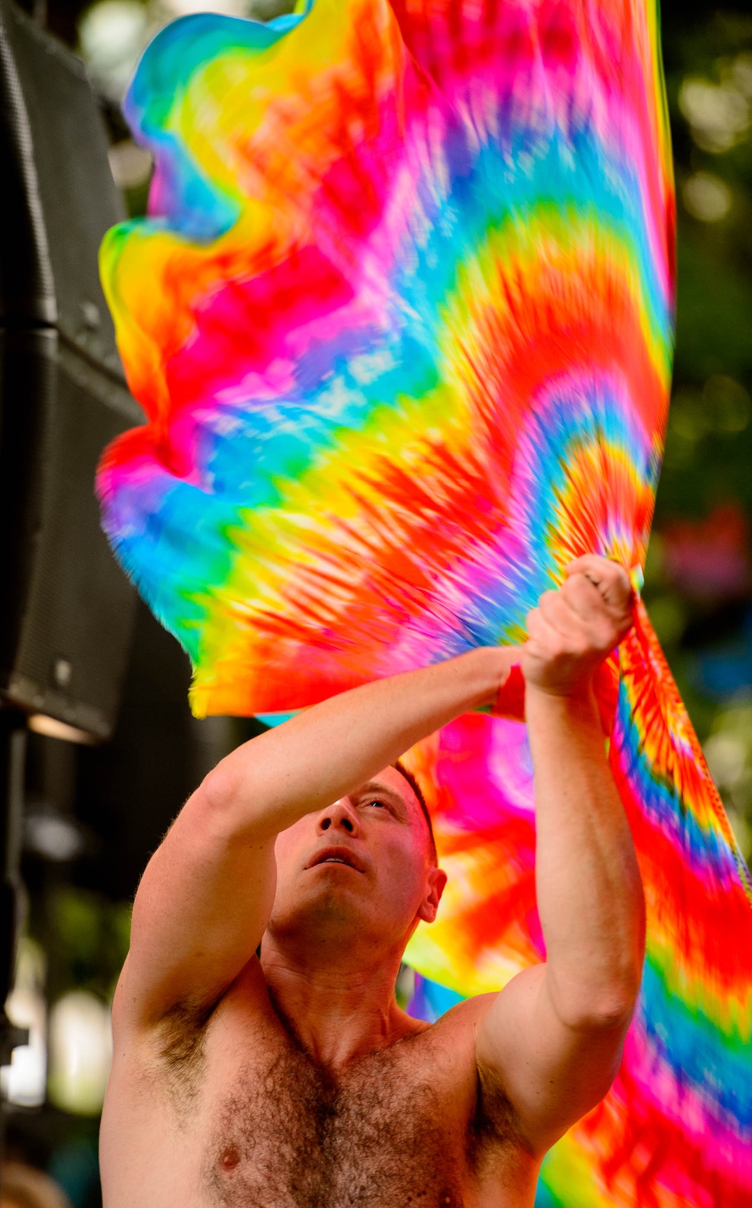 (Trent Nelson  |  The Salt Lake Tribune)Jason Suker dancing at the Utah Pride Festival in Salt Lake City on Saturday June 1, 2019.