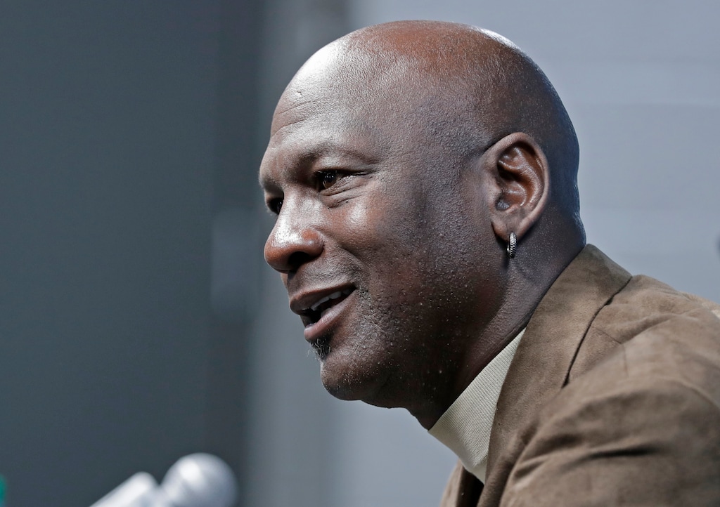 (Chuck Burton/ The Associated Press)
Michael Jordan speaks to the media in February about hosting the NBA All-Star basketball game during a news conference in Charlotte, N.C.
The Los Angeles Times has reported that Jordan's Park City retreat is listed for sale.
