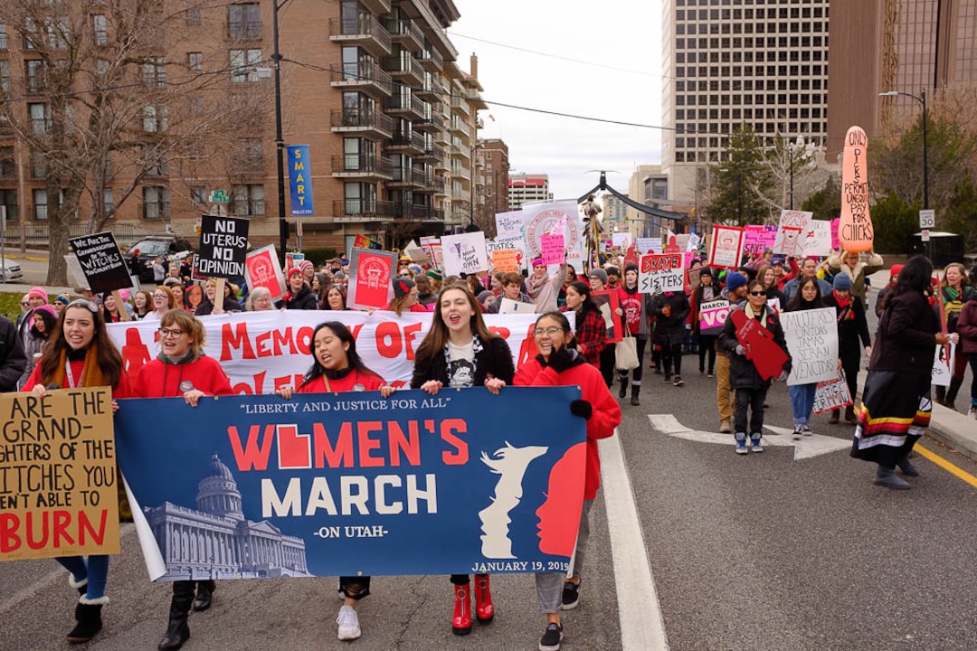 (Trent Nelson | The Salt Lake Tribune)The 2019 Women's March on Utah in Salt Lake City on Saturday Jan. 19, 2019.