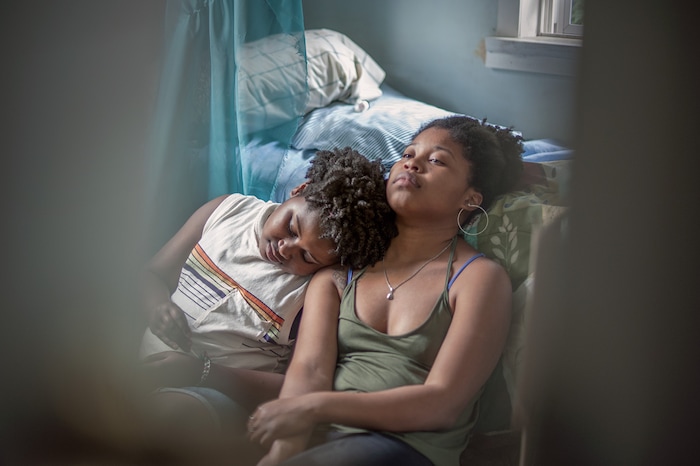 (Christopher Waggoner  |  courtesy Sundance Institute) Angel (Dominique Fishback, right), recently released from juvenile detention, takes her 10-year-old sister (Tatum Hal) on a journey in Jordana Spiro's drama "l Night Comes On," which will screen in the Next program of the 2018 Sundance Film Festival.