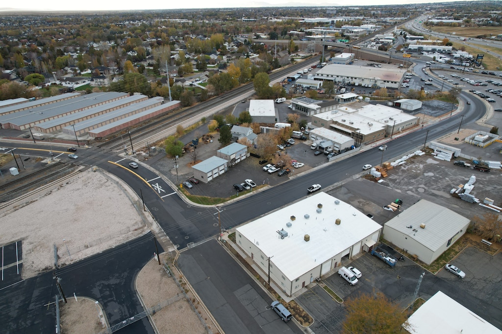 (Rick Egan | The Salt Lake Tribune) Old Emissions building on 600 West, next to the LDS Deseret Mill and Pasta and Grain Storage, in Kaysville is a possible Code Blue shelter, on Tuesday, Nov 12, 2024.