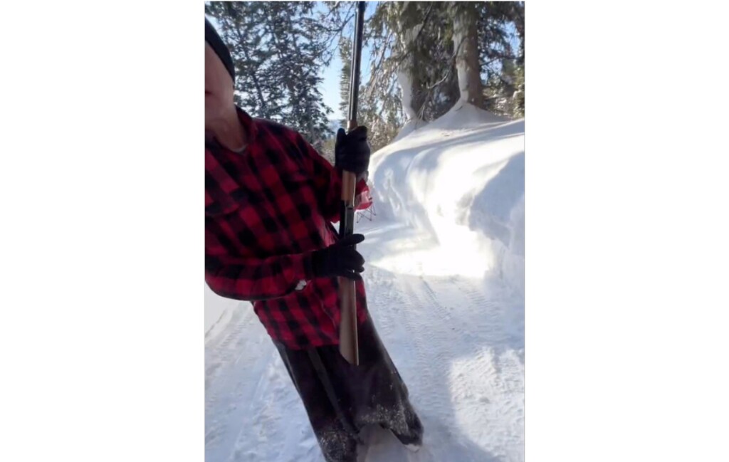 (Loren Richardson via Instagram) A snowboarder was threatened with a gun in the Town of Brighton.