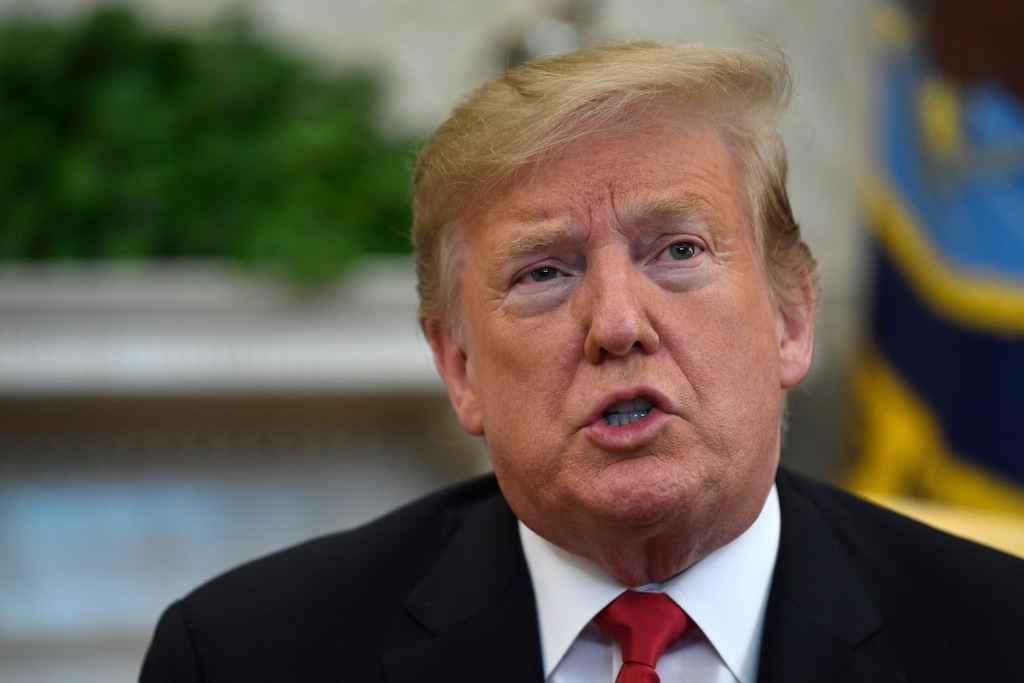(Susan Walsh | AP file photo)
In this March 27, 2019, file photo, President Donald Trump speaks in the Oval Office of the White House in Washington. Top officials in the White House were aware in early 2019 of classified intelligence indicating Russia was secretly offering bounties to the Taliban for the deaths of Americans, a full year earlier than has been previously reported, according to U.S. officials with direct knowledge of the intelligence. The assessment was included in at least one of Trump’s written daily intelligence briefings at the time, according to the officials.