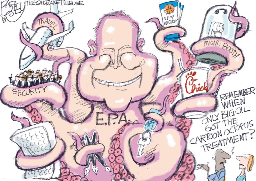 This Pat Bagley cartoon appears in The Salt Lake Tribune on Thursday, June 7, 2018.