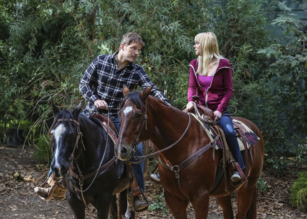Chris Pratt as Nick and Anna Faris as Christy in “Mom.”Photo: Michael Yarish/Warner Bros. Entertainment