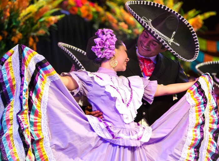 (Rick Egan  |  The Salt Lake Tribune)  Performers rehearse for their performance of “Luz de las Naciones", an annual cultural celebration for Latino youth hosted by the LDS Church, Saturday, Feb. 24, 2018.