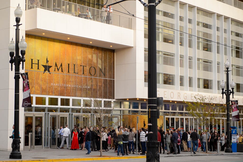 (Tribune photo | Trent Nelson) A lot of people from Provo bought tickets to see "Hamilton" in Salt Lake City earlier this year.
