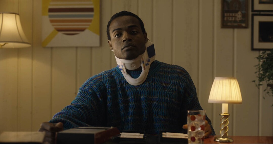 (Chris Amodio  |  courtesy of Sundance Institute) Lance Jeffries appears in "Lance (in a Neck Brace)," directed by Chloé Aktas, an official selection of the Shorts Programs at the 2020 Sundance Film Festival.