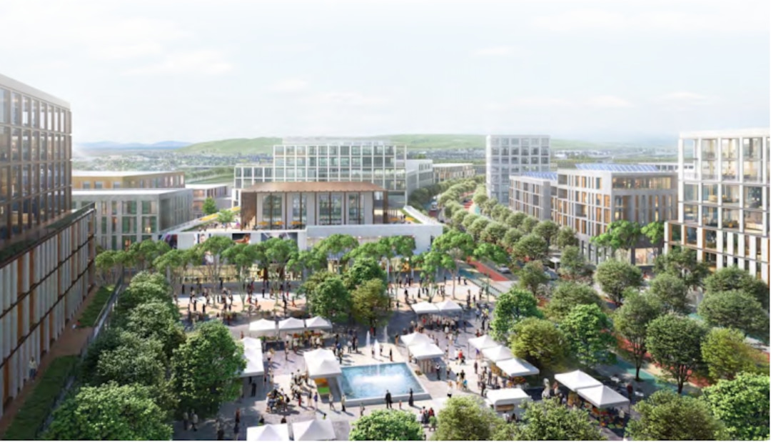 (Skidmore, Owings & Merrill, via The Point of the Mountain State Land Authority) The Point would be a series of districts and sub-districts, according to new plans. The state-backed business, housing and green space development at Point of the Mountain in Draper is planned on 600 acres along Interstate 15 and the Jordan River, at the site of the soon-to-be-relocated Utah State Prison. Planners are drawing public comment through May. Work at The Point could begin sometime in 2022.