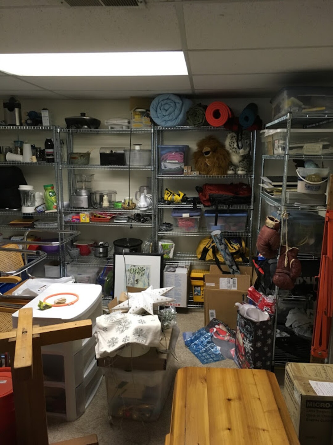 (Photo courtesy of Blair Tomten) Blair Tomten’s extra bedroom before she tidied it using Marie Kondo’s organizing method.